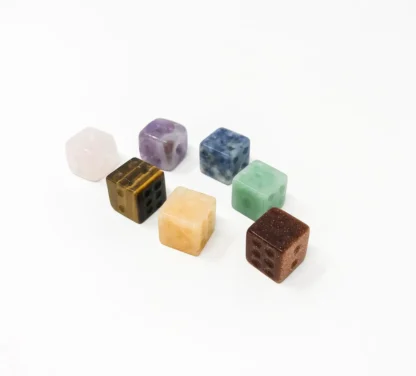 Clarity Crystal Dice, Set of 7 - Image 3