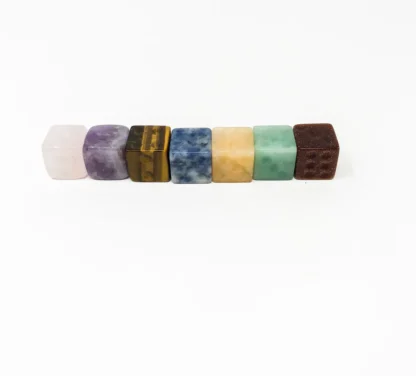 Clarity Crystal Dice, Set of 7 - Image 4