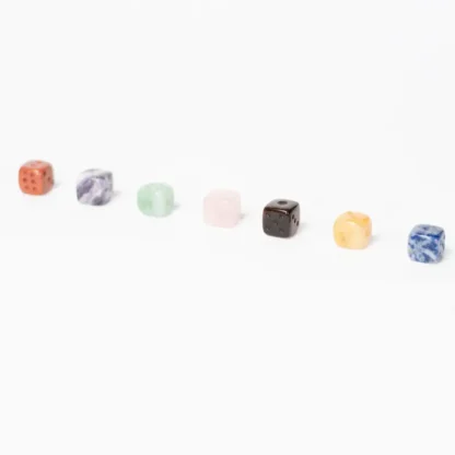 Clarity Crystal Dice, Set of 7 - Image 5
