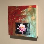Lotus Painting on Wall