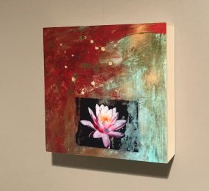 Lotus Painting on Wall