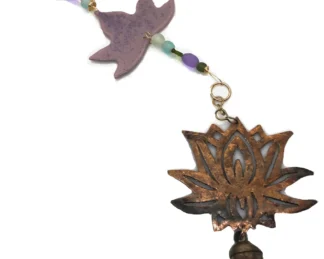 Violette Lotus Window Chime
