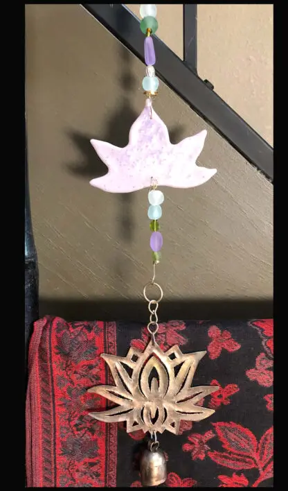Violette Lotus Window Chime - Image 3