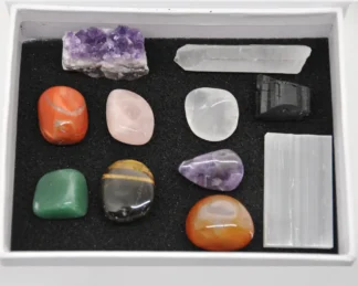 Clarity Chakra Healing Gemstones, Set of 11