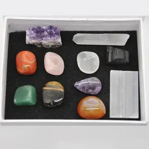 Clarity Chakra Healing Gemstones, Set of 11