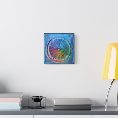 Spirit Wheel - Astrological Zodiac Wheel, Horoscope Wall Decor, Colorful Astrology Painting, Celestial Gifts, Astrology Birthday Decoration - Image 6