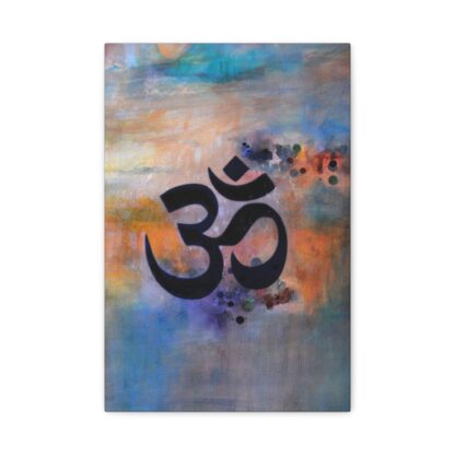 Om - Meditative Wall Art Canvas, Spiritual Home Decor, Yoga Studio Decoration, Mindfulness Gift, Zen Art for Meditation Space