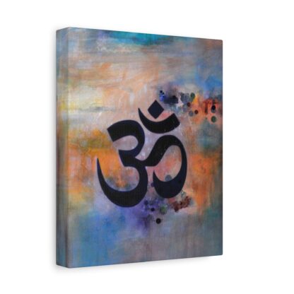 Om - Meditative Wall Art Canvas, Spiritual Home Decor, Yoga Studio Decoration, Mindfulness Gift, Zen Art for Meditation Space - Image 4